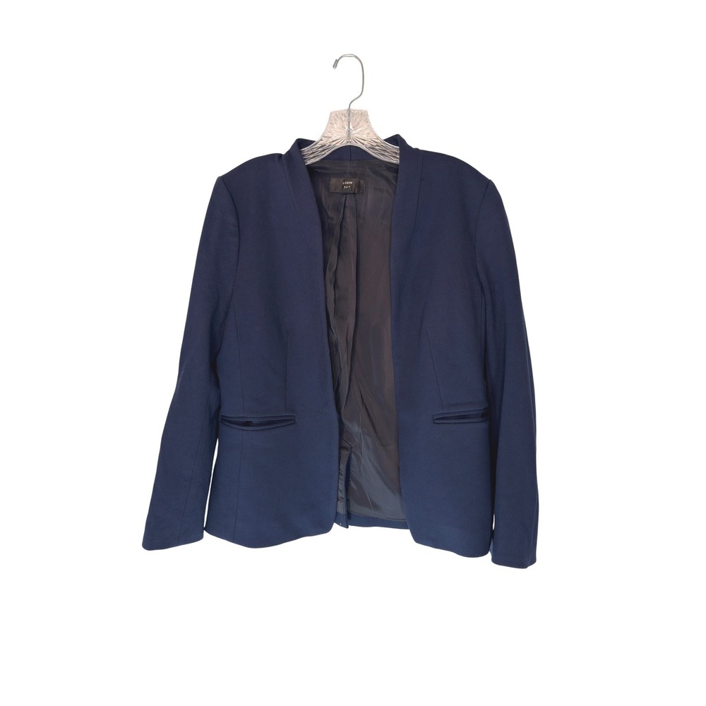 J.Crew 365 Going Out Blazer Stretch Twill Black Women's Business Office Size 10